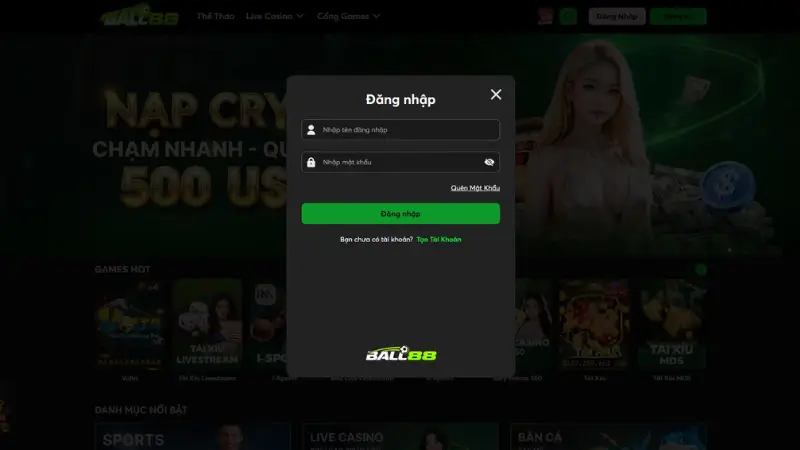 Người chơi tại Ball88 tạo nhiều tài khoản để cược đối ứng